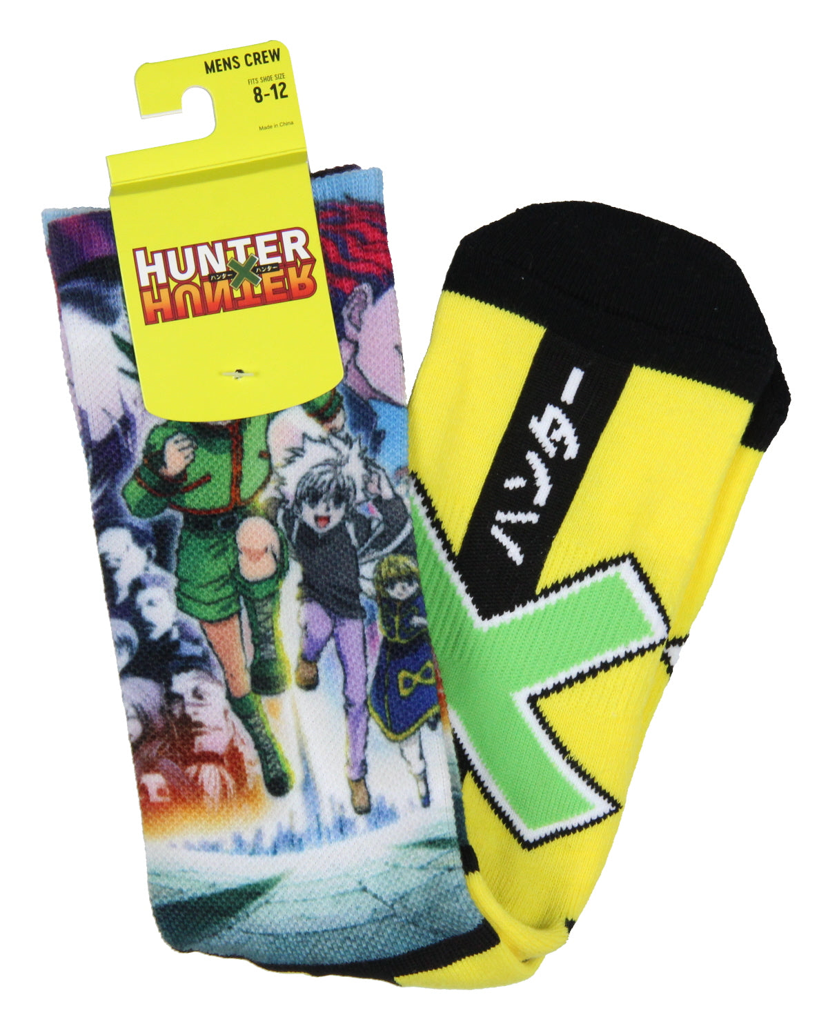 Hunter X Hunter Socks Anime Manga Men's Athletic Mid-Calf Crew Socks