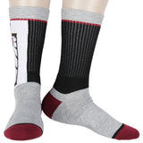 Demon Slayer Men's Tanjiro Kamado Hanafuda Earring Design Athletic Crew Socks