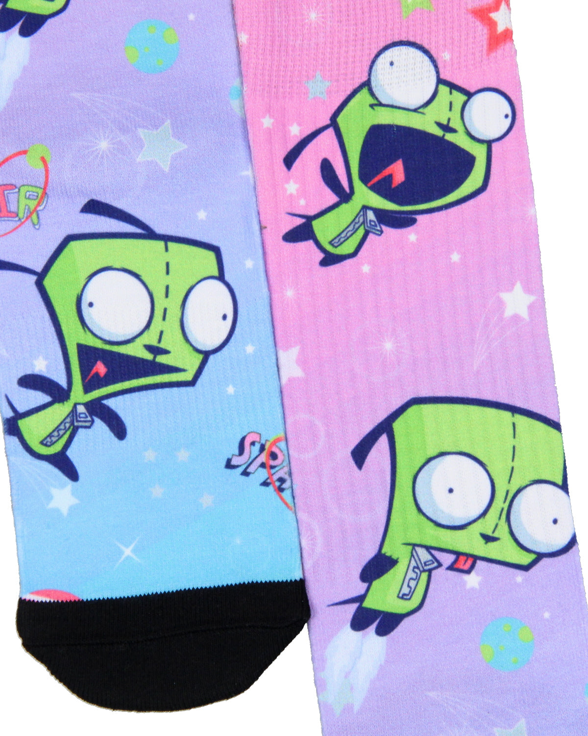 Invader Zim Mens' Gir Space Men's Athletic Mid-Calf Crew Socks