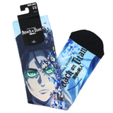 Attack on Titan Mens' Final Season Eren Anime Manga Sublimated Crew Socks