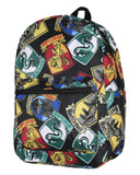 Harry Potter Backpack Hogwarts Houses Crest Laptop School Travel Backpack