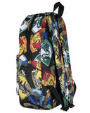 Harry Potter Backpack Hogwarts Houses Crest Laptop School Travel Backpack