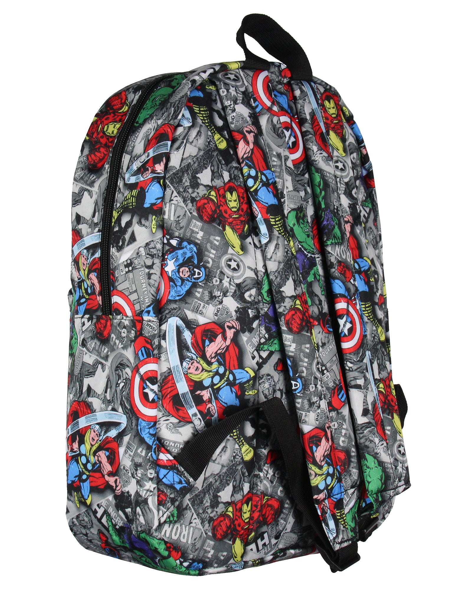 Marvel Avengers Vintage Comic Characters Laptop School Travel Backpack 17"