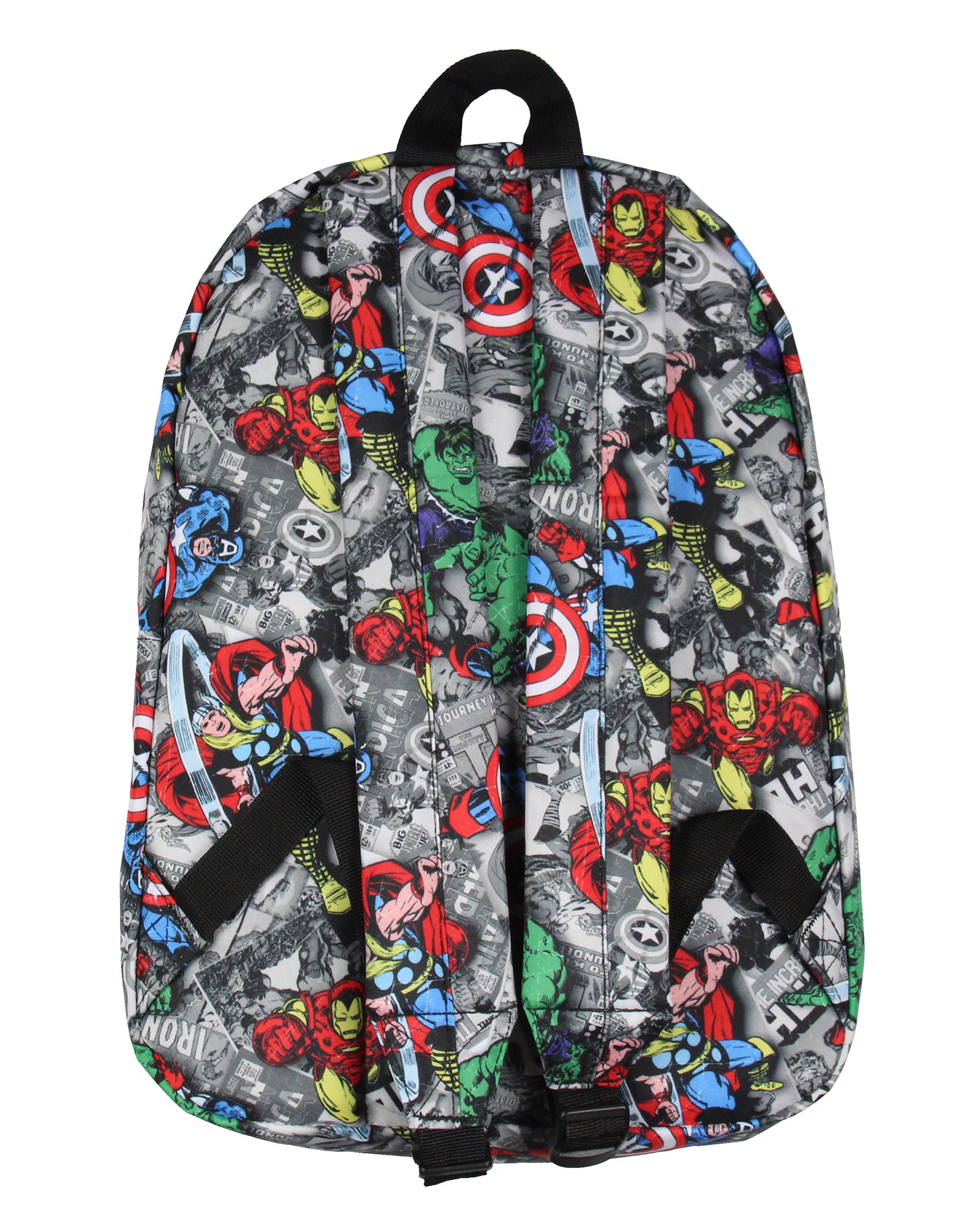 Marvel Avengers Vintage Comic Characters Laptop School Travel Backpack 17"