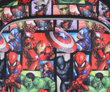 Avengers Spider-Man Captain America Hulk 16" Book Bag School Travel Backpack