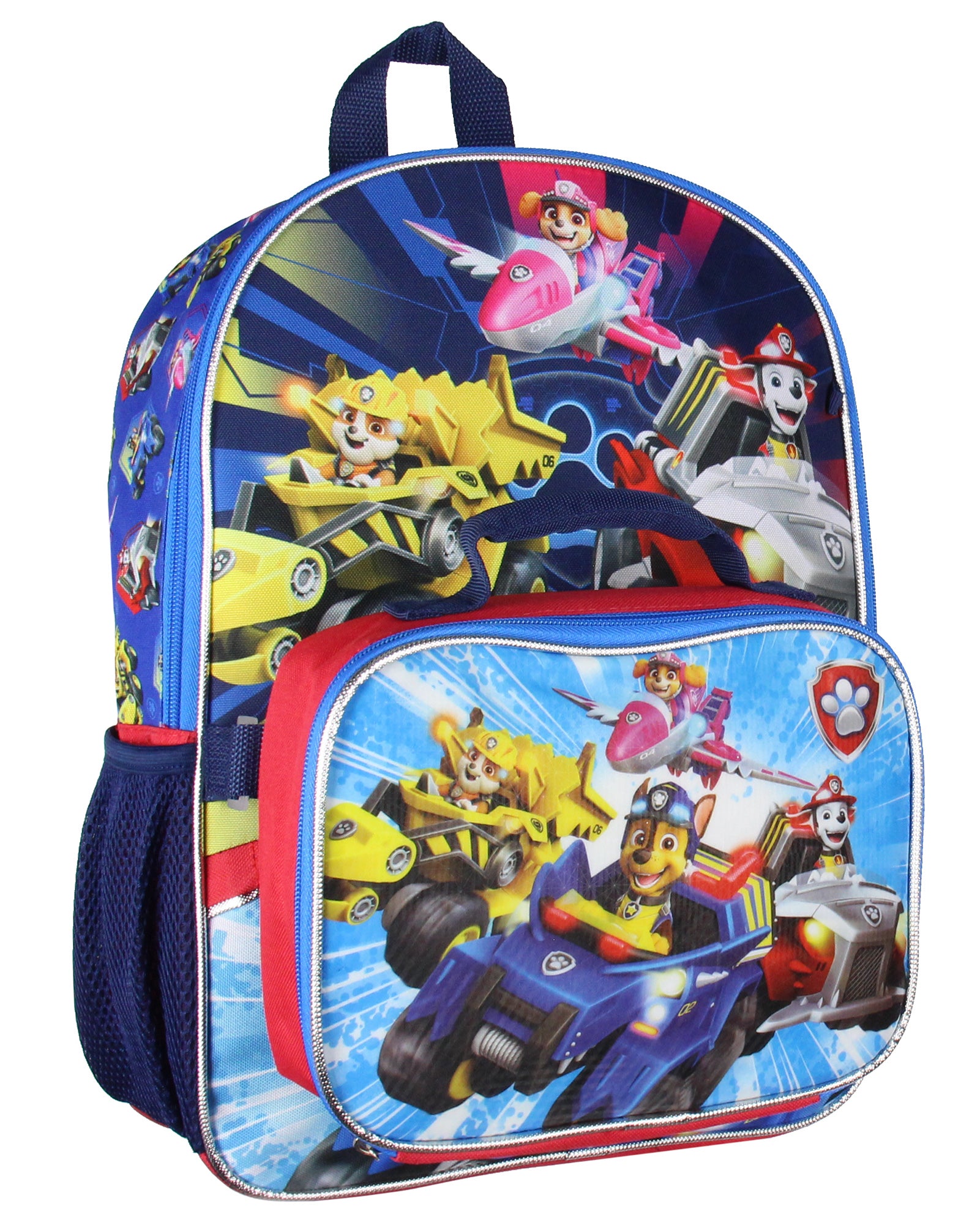 Paw Patrol Backpack 16" Rescue Pups 7-Piece Set with Insulated Lunch Box
