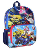 Paw Patrol 16" Backpack Lunch Tote Pencil Bag Water Bottle Snack Pack 7 Pc Set