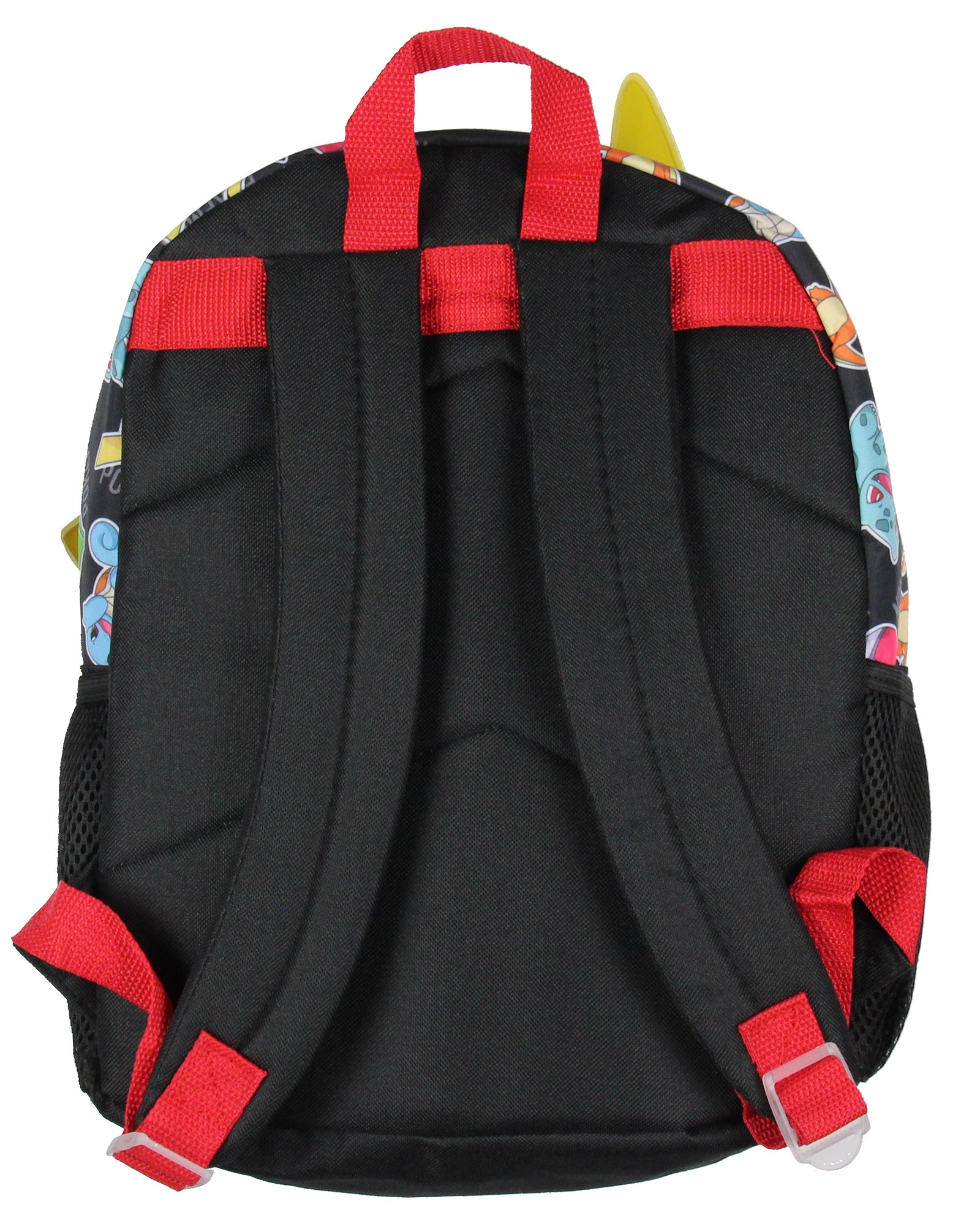 Pokemon 3D Pikachu Bulbasaur Squirtle Charmander 14" Kids School Backpack