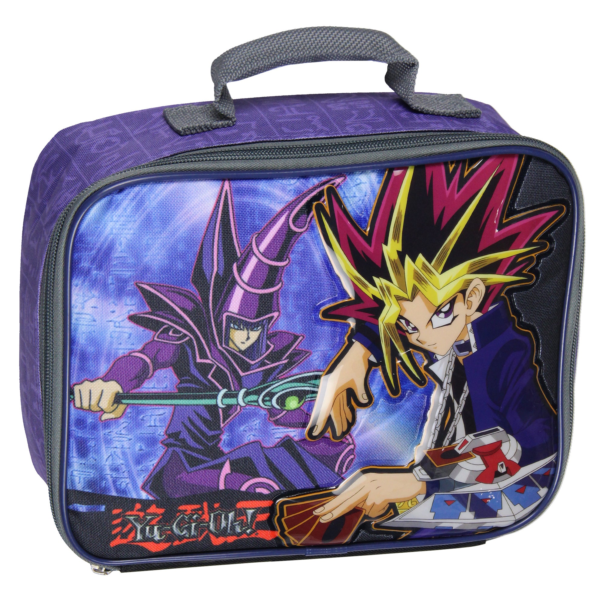 Yu-Gi-Oh Lunch Box Dark Magician insulated Lunch Bag Trading Cards Holder 10"