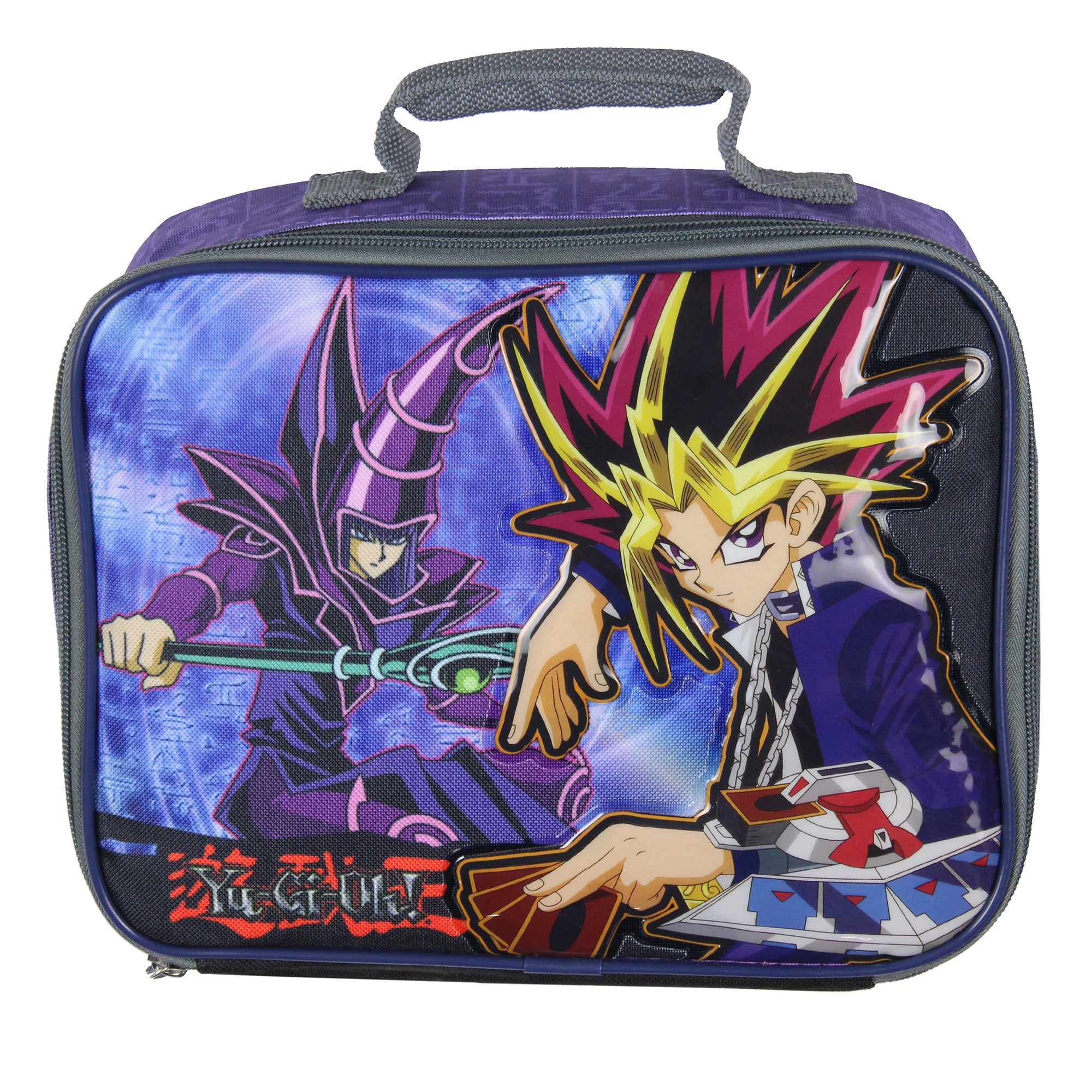 Yu-Gi-Oh Lunch Box Dark Magician insulated Lunch Bag Trading Cards Holder 10"