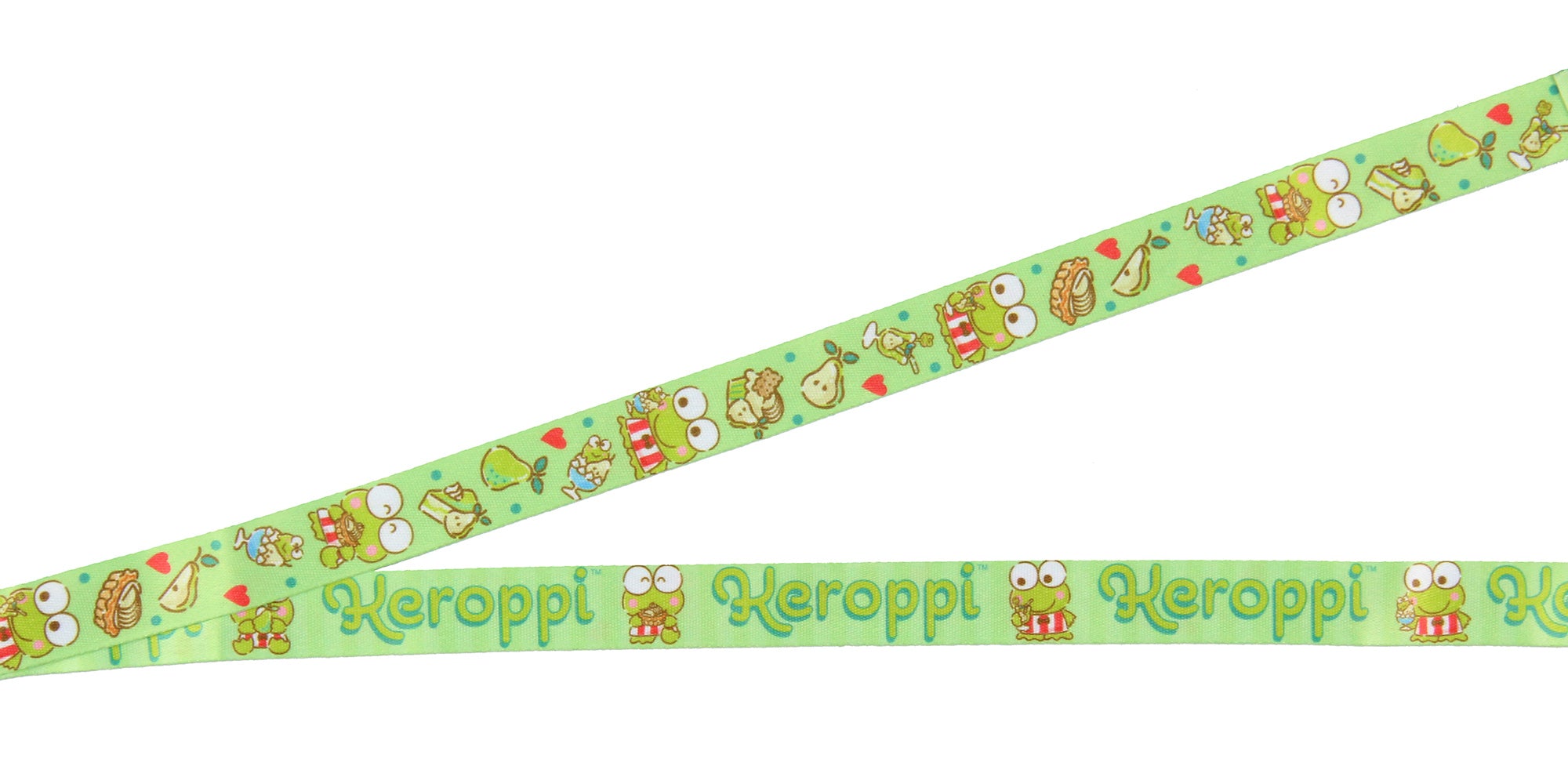 Sanrio Keroppi ID Badge Holder Lanyard w/ 2" Character Pendant