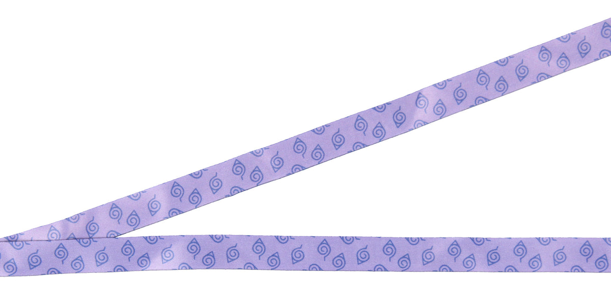 Naruto Hinata Hyuga ID Badge Holder Lanyard w/ Hidden Leaf Village Pendant