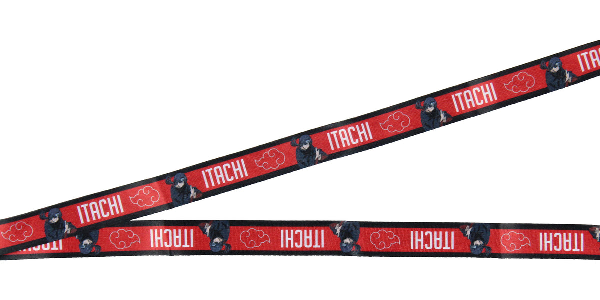 Naruto Itachi Uchiha ID Badge Holder Lanyard w/ Pendant