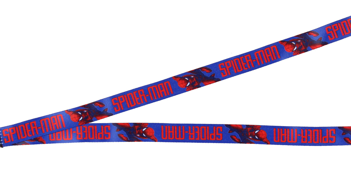 Marvel Spider-Man ID Badge Holder Lanyard w/ Pendant and Collectible Sticker