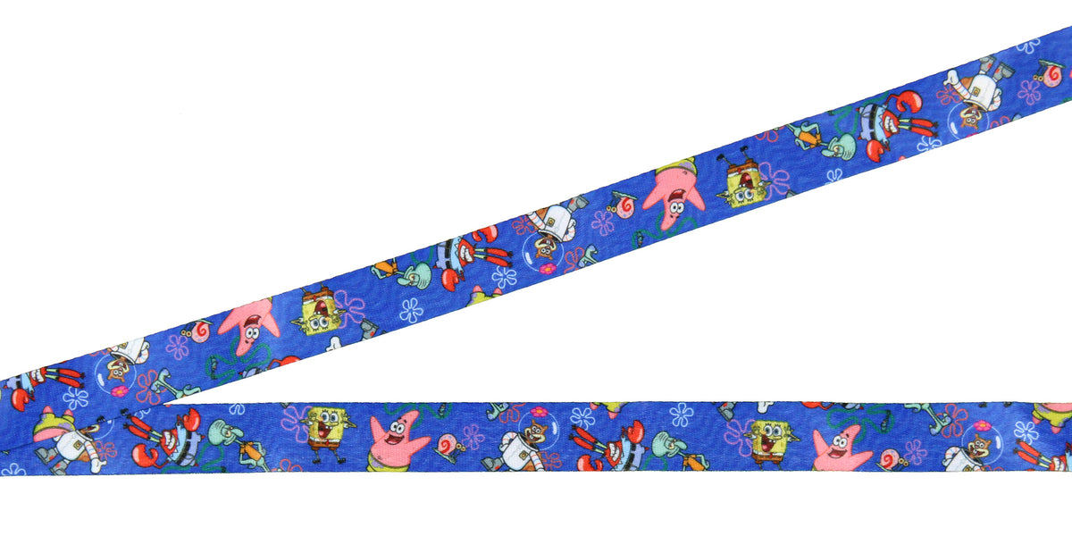 SpongeBob SquarePants ID Badge Holder Lanyard With Collectible Sticker