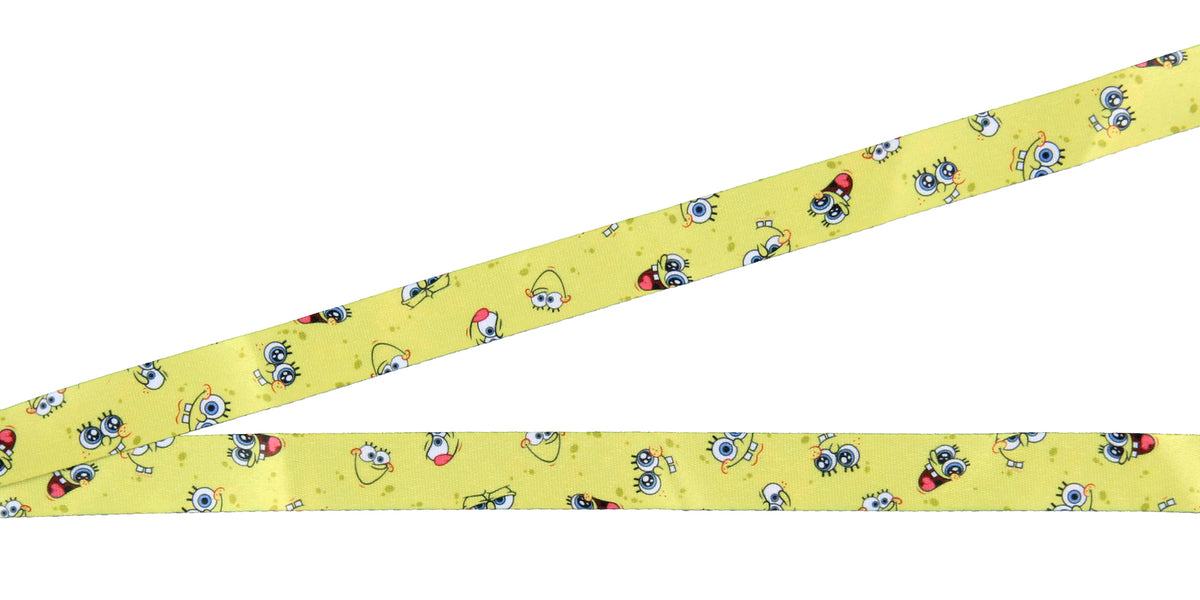 SpongeBob SquarePants ID Badge Holder Lanyard With Collectible Sticker