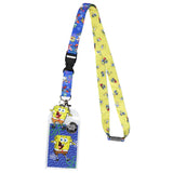 SpongeBob SquarePants ID Badge Holder Lanyard With Collectible Sticker