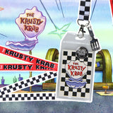 SpongeBob SquarePants The Krusty Krab ID Badge Holder Lanyard With Sticker