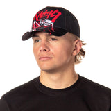 Berserk Hat Anime Manga Guts Logo Precurve Bill Snapback Hat Cap