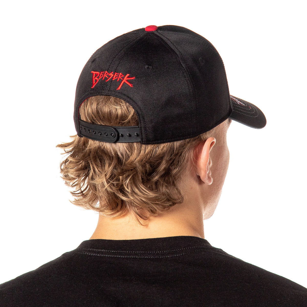 Berserk Hat Anime Manga Guts Logo Precurve Bill Snapback Hat Cap