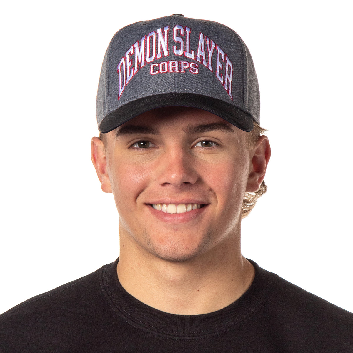 Demon Slayer Hat Demon Slayer Corps Embroidered Manga Anime Adjustable Cap