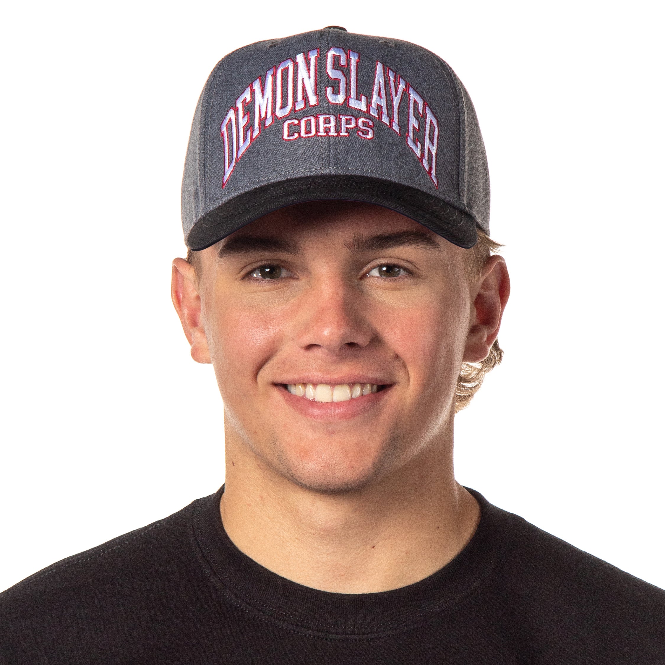 Demon Slayer Hat Demon Slayer Corps Embroidered Manga Anime Adjustable Cap
