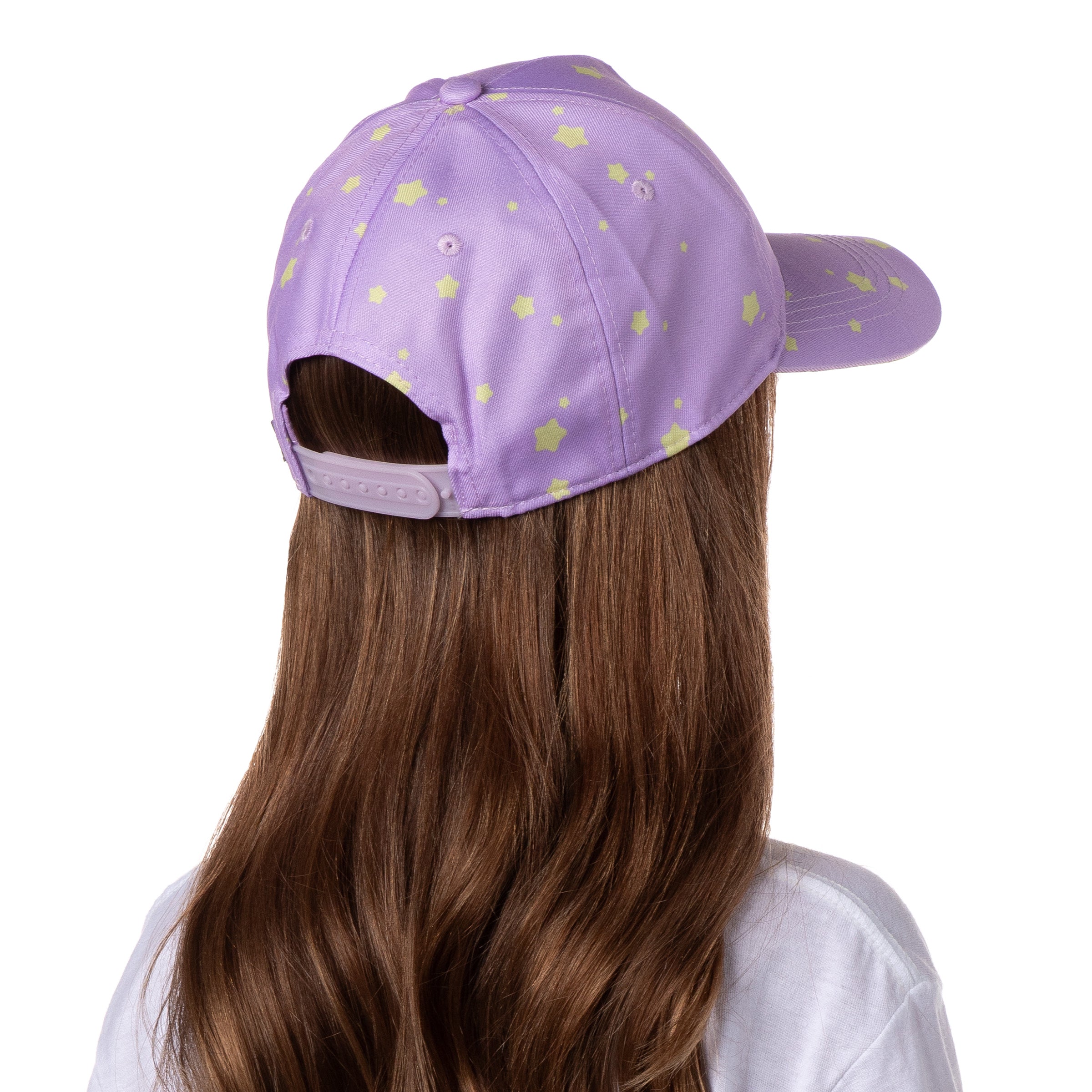 Nintendo Kirby All Over Star Print Youth Snapback Hat Girls Kids Hat