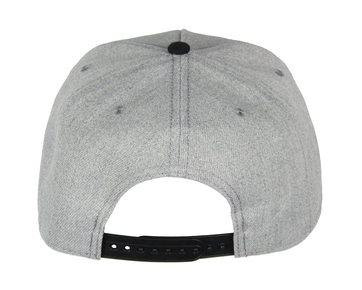 Sanrio Adult Kuromi Embroidered Precurve Snapback Cap Hat OSFM