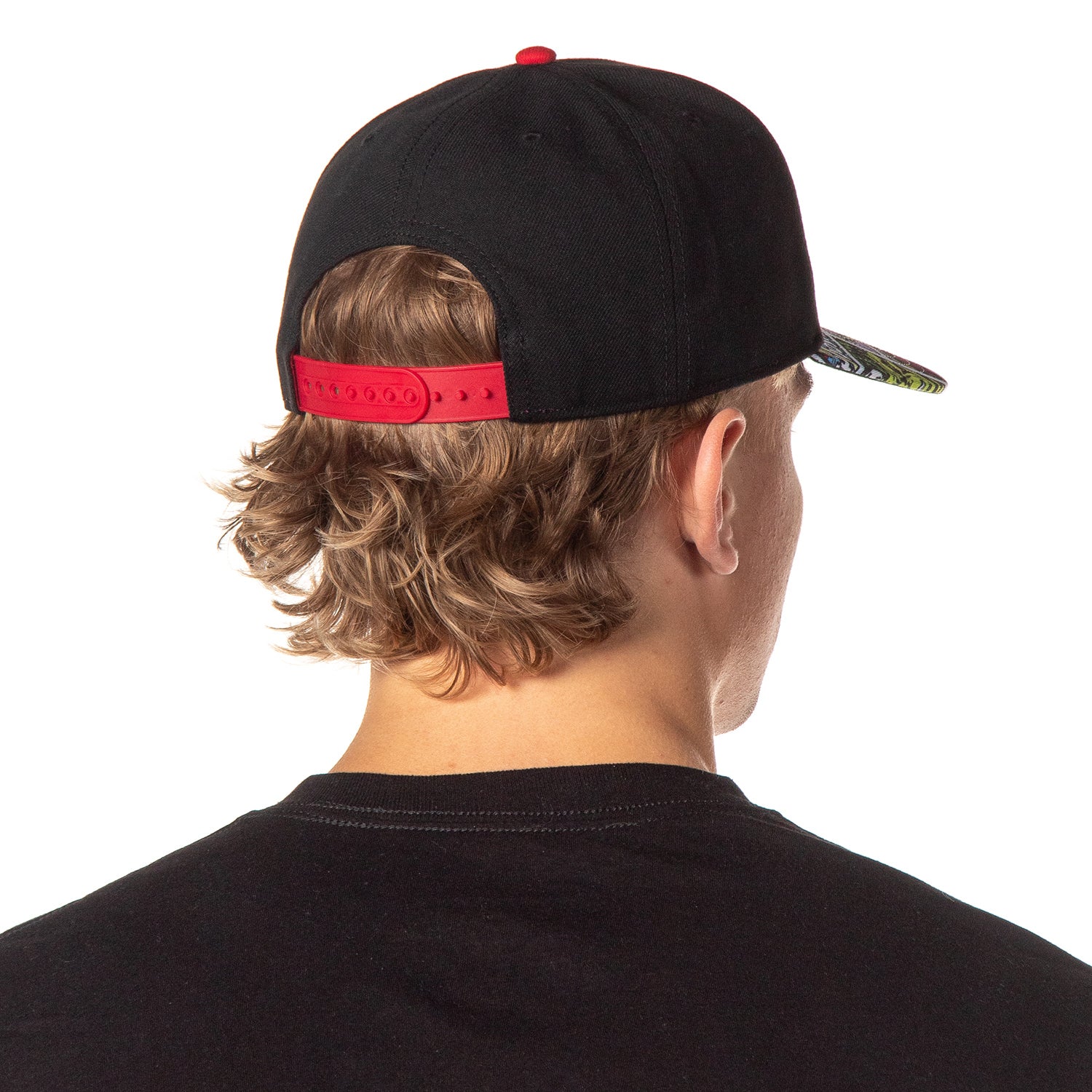 Marvel Mens' Comic Scenes Halftone Precurve Snapback Cap Hat OSFM