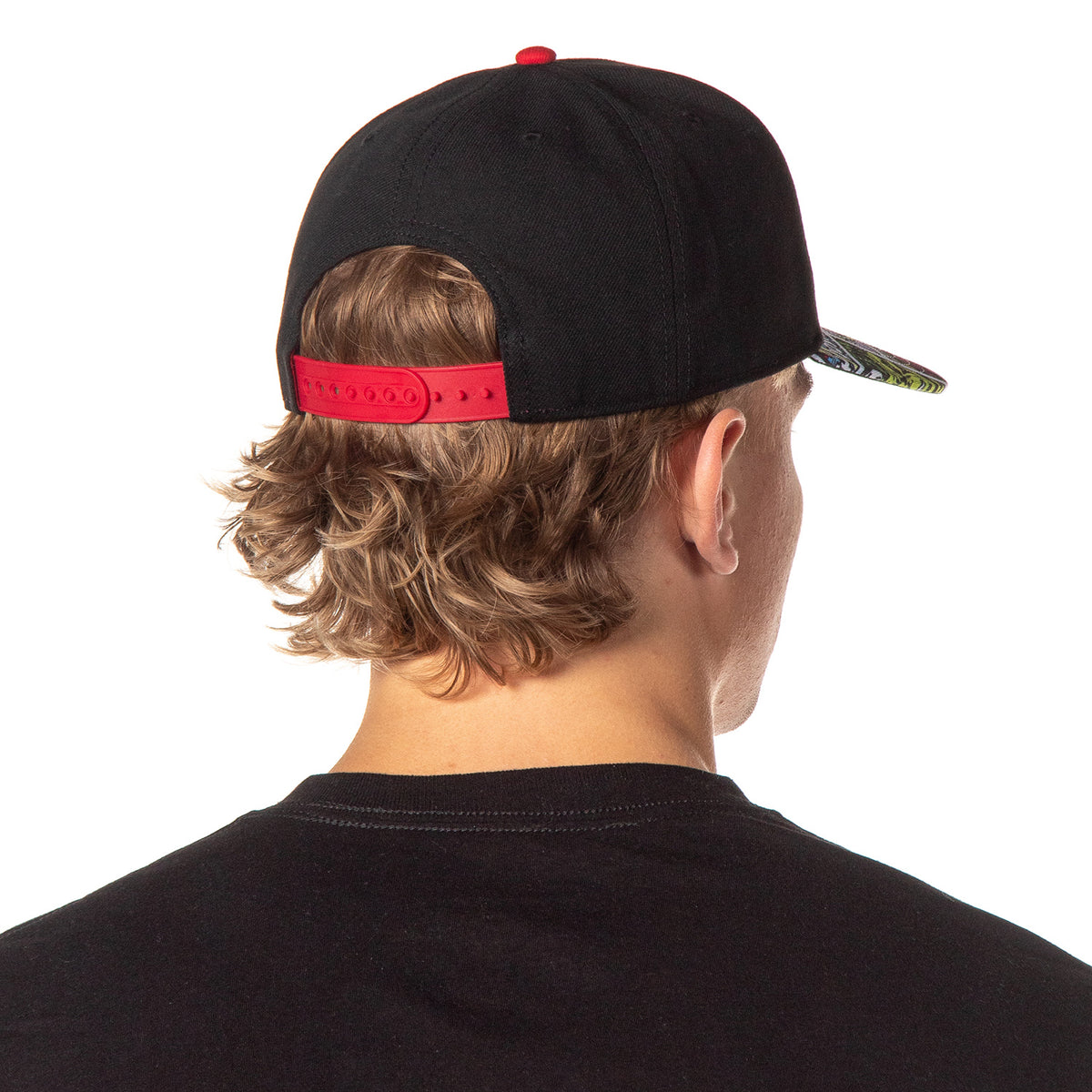 Marvel Mens' Comic Scenes Halftone Precurve Snapback Cap Hat OSFM