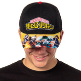 My Hero Academia Embroidered Logo 4 Character Adjustable Snapback Hat Cap