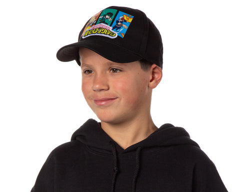 My Hero Academia Anime Boys Hat Deku Shoto Bakugo Panel Adustable Snapback Cap