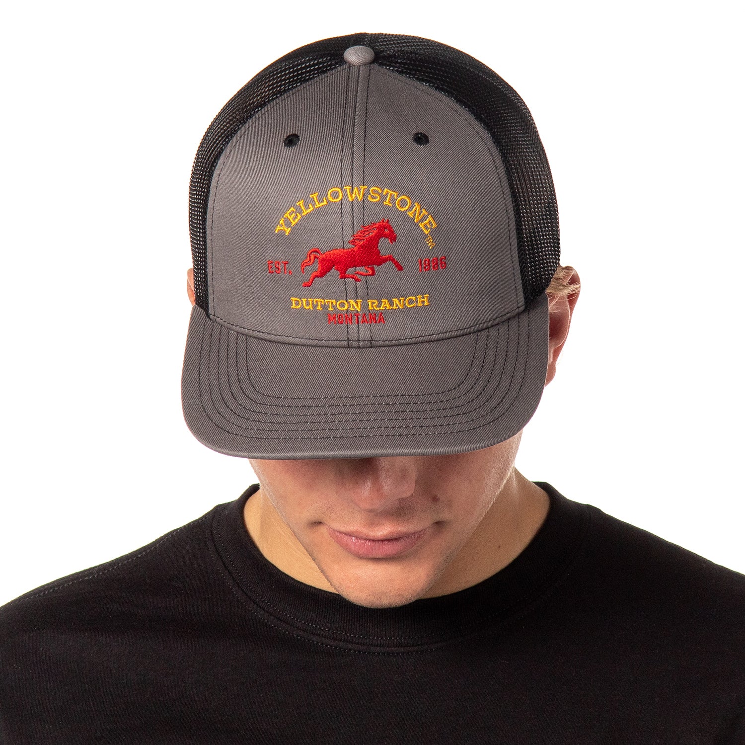 Yellowstone Adult Dutton Ranch Montana EST. 1886 Adjustable Snapback Hat OSFM
