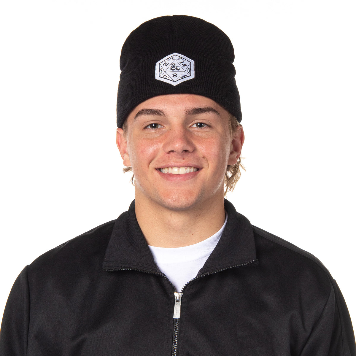 Dungeons and Dragons Beanie d20 Dice Cuff Knit Beanie Hat Skull Cap