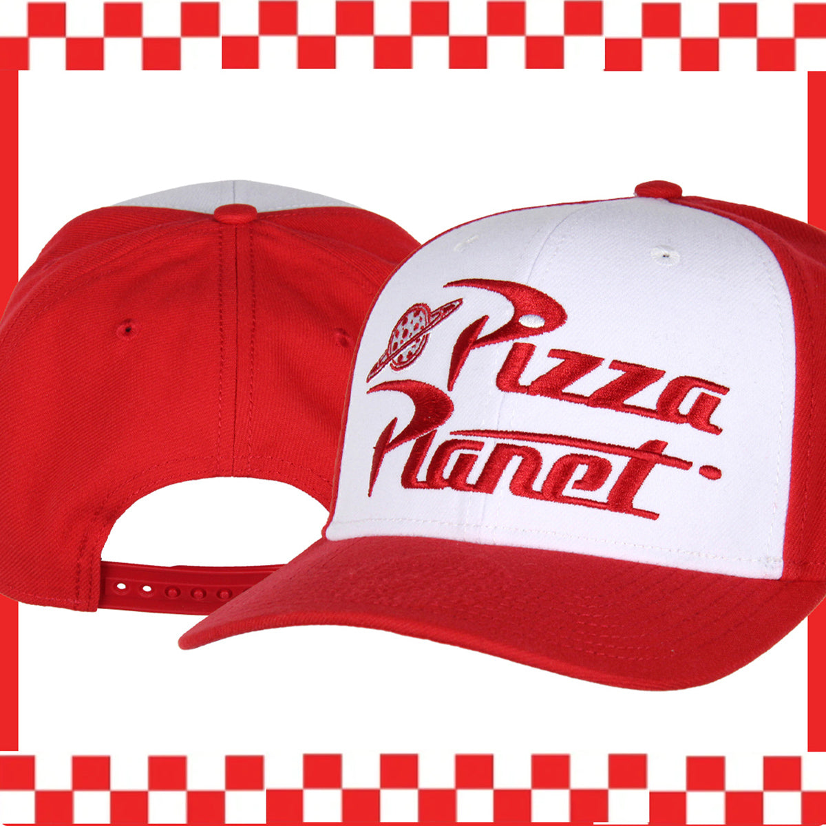 Disney Toy Story Adult Pizza Planet Embroidered Snapback Baseball Cap Hat OSFM