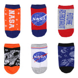 NASA Kids Socks Future Astronaut Youth No Show Mix And Match Ankle Socks