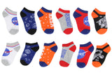 NASA Kids Socks Future Astronaut Youth No Show Mix And Match Ankle Socks