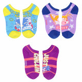 Sonic The Hedgehog Kids Tails Knuckles Amy No-Show Ankle Socks 6 Pair Pack