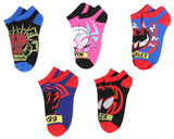 Spider-Man Across The Spiderverse Miles Morales Adult Mix And Match Ankle Socks