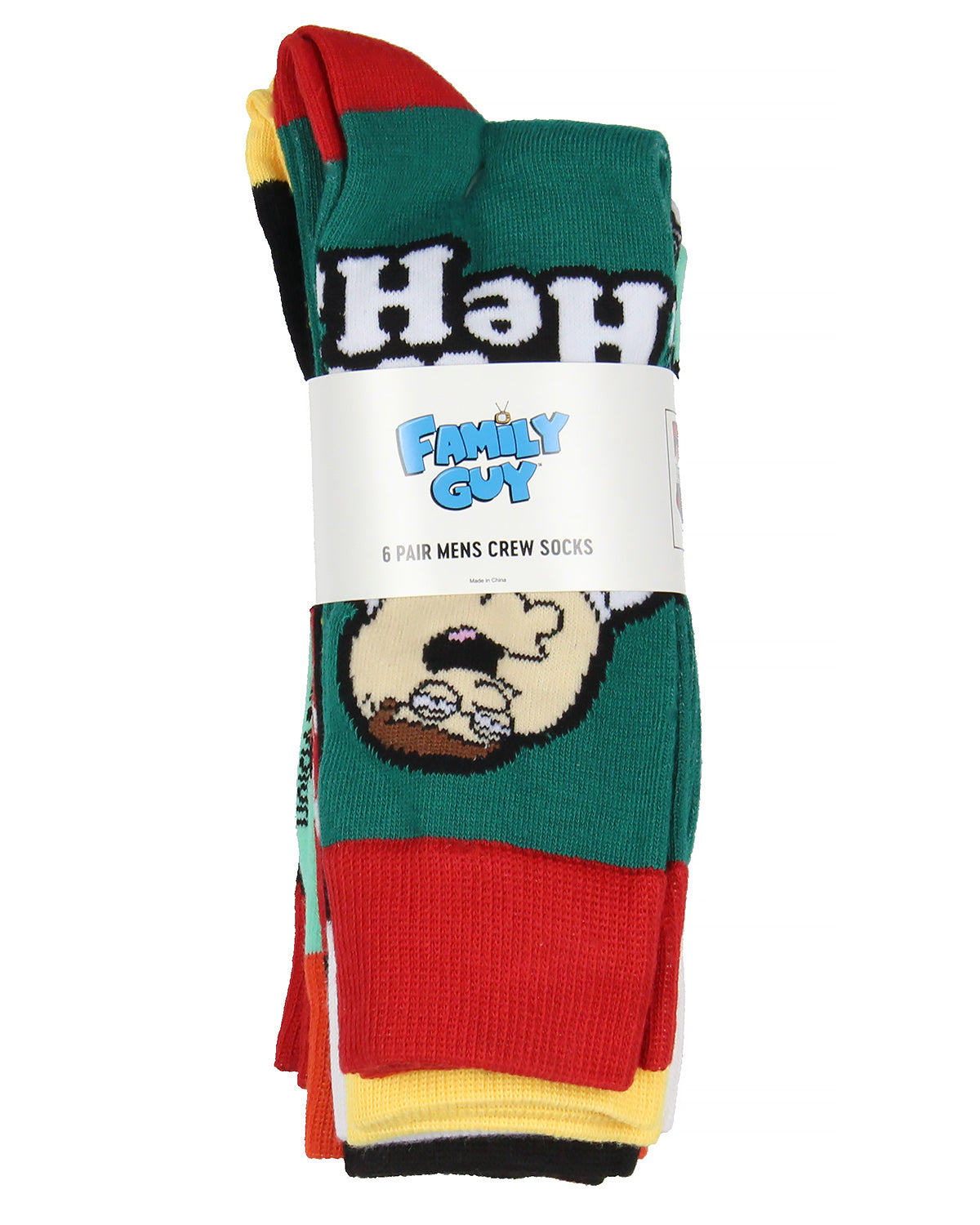 Family Guy Peter Griffin Stewie Lois Giggity Crew Socks For Men Women 6 Pairs