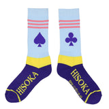 Hunter x Hunter Anime Adult Hisoka Club Spade Crew Socks For Men Women 1 Pair