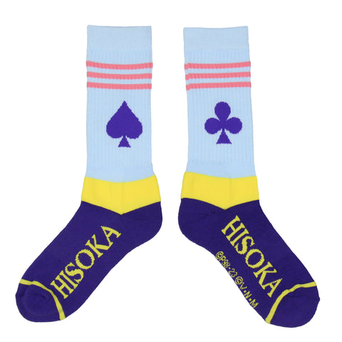 Hunter x Hunter Anime Adult Hisoka Club Spade Crew Socks For Men Women 1 Pair
