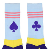 Hunter x Hunter Anime Adult Hisoka Club Spade Crew Socks For Men Women 1 Pair