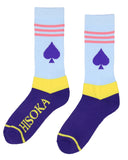 Hunter x Hunter Anime Adult Hisoka Club Spade Crew Socks For Men Women 1 Pair