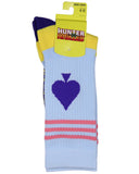 Hunter x Hunter Anime Adult Hisoka Club Spade Crew Socks For Men Women 1 Pair