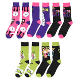 Invader Zim Gir Adult Crew Socks For Men Women 5 Pairs