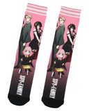 Spy x Family Crew Socks For Men Women Manga Anime Anya Loid Yor Sublimated Socks