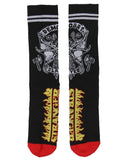 Stanger Things Demobat Flaming Logo Athletic Crews Socks For Women Men 1 Pair