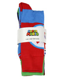 Nintendo Super Mario Bros. Adult Character Inspired Designs 5-Pair Crew Socks