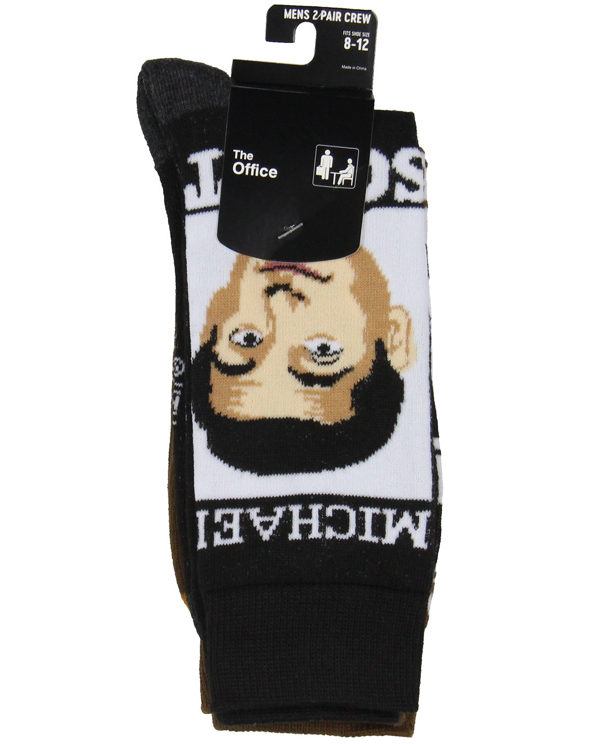 The Office Michael Scott And Dwight Schrute Crew Socks For Men Women 2 Pair